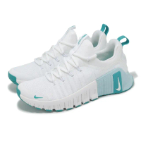 【NIKE 耐吉】訓練鞋 Wmns Free Metcon 6 女鞋 白 藍 健身 穩定 支撐 運動鞋(FJ7126-107)