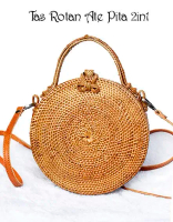 Tas Rotan Bali Ate Kualitas Super Premium Tali Double