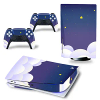 PS5 Standard Disc Edition Skin Sticker For PlayStation 5 Console and 2 Controllers PS5 Skin Sticker Decal Vinyl Cover