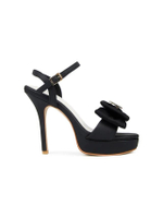 รองเท้าผู้หญิง แบบมีส้น X BARBIE RUNWAY 4.5" - สีดำ