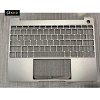 New Original For Huawei MateBook 13 WRT-W19B WRT-W29 Silver Without Fingerprint Hole Palmrest Upper Case Keyboard Bezel
