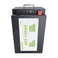 Rechargeable Lithium Lipo4 Battery Cell 48V 100Ah 150Ah 200Ah Power Wall Lithium Ion Batteries