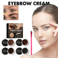 Eelhoe Eyebrow Cream Smooth Color Holding Waterproof Not Smudge Create Three-Dimensional Long-Lasting Natural Wild Eyebrow Cream