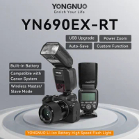 Yongnuo YN690EX-RT 2000mAh Li-ion Battery Speedlite Flash Light 2.4G Wireless HSS TTL/M/MULTI/Gr GN60 for Canon DSLR Camera