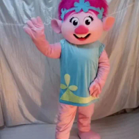 New Hot Trolls Mascot Costume -Trolls-Complete Adult Outfit - Mascot Parade Quality Clowns Birthdays Troll