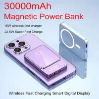 Magsafe power bank 30000mAh Power bank fast charge Portable battery for iPhone 15 14 13 Samsung Huawei Xiaomi 14 Mini Powerbank