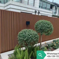 Modern Design WPC Wainscoting Superior Quality Slat Fluted Cladding Walnut Wood Wall Panel/ Fence
