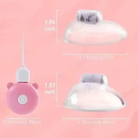 Aulyaaa Breast Message Patch Pijat PD Getar Rechargeable Dual Niple BREAST MASSAGE 2 KEPALA CHARGER 