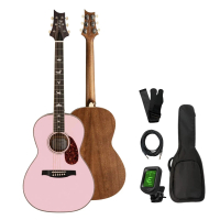 【PRS】SE P20E Parlor Satin Satin Pink粉色限量款 電木吉他+新手超值組(搭配Fishman GT1拾音器)