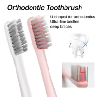 Tooth Cleaning Oral Health Cleaner Soft Bristle Orthodontic Toothbrush U-Shaped Toothbrush Dental Tooth Brush Teeth Brace Brush