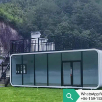 Custom made in China 20ft 30ft 40ft Luxury Prefab Living Hotel Prefabricated office apple cabin customization hotel