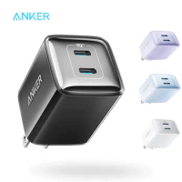 Anker 521 Charger (Nano Pro),40W PIQ 3.0 Dual Port Compact Fast USB C Charger , for iPhone 14/13 Mini,Xiaomi
