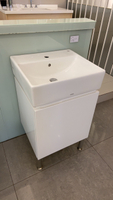 【麗室衛浴】日本INAX AL-293V 方型檯上盆配發泡板浴櫃
