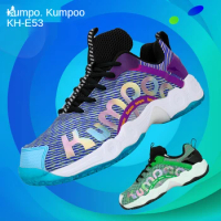 Original kumpoo Badminton Shoes For Men women Breathable High Elastic Non-slip Sports Sneakers 2021 E53
