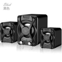 BONKS Multimedia Speaker Stereo 2.1 3D Surround with Subwoofer - K2