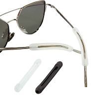一般 膠框眼鏡 金屬框眼鏡 鏡腳柔軟圓孔防滑套 眼鏡腳套 保護套(二對4入)