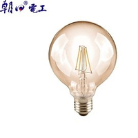【Luxtek】 G95G-6.5D 6.5W 金球型可調光LED燈絲燈泡E27(暖白光) 5入