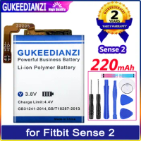 GUKEEDIANZI Battery 220mAh for Fitbit Sense 2 sense2 Smart Sport Watch Batteries