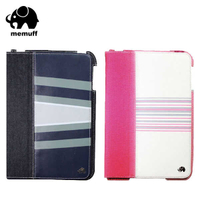 【愛瘋潮】memuff Apple iPad mini / mini2 丹寧/帆布 超薄側掀保護套