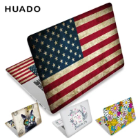 USA Flag design 14 Laptop Skin Laptop StickeR Vinyl Art Decal Double Sided 12/13/14/17-inch for MacBook/HP/Acer/Dell/ASU