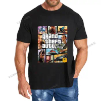 Grand Theft Auto Gta T Shirt Men Street With Gta 5 T-Shirt Men Famous Brand Tshirts In Cotton Tees For Couples Gta5 tee-shirts