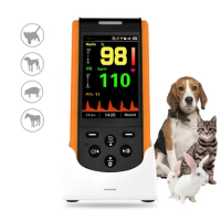 Digital Portable Animal Pulse Oximeter for Blood Oxygen Saturation Monitoring