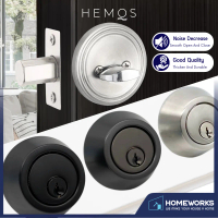 HEMOS 60-70MM SECURITY THUMBTURN & KEY DEADBOLT HOUSE DOOR LOCK HM-5401-MB,MS