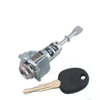 Car Lock Cylinder for Kia Forte Left Front Door Main Auto Lock Cylinder with Transponder Key