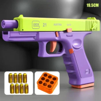 gifts Automatic Shell Ejection Toys for boys fake toy Gun pistolas Glock action Outdoor Games toy sport guns игрушки для детей