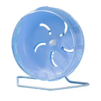 Dwarf Hamster Wheel Gerbil Wheel Dwarf Hamster Toys Small Animal Toys With Stand Silent Wheel Hamster Exercise Wheels 5.5 Inch