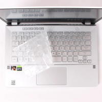 for Asus ROG Zephyrus G14 GA401 GA401ii GA401iv GA401iu 14 inch gaming notebook High Clear TPU Keyboard Cover Skin Protector