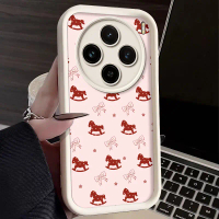 Sarung Telefon Ikatan Simpul Kuda Goyang, Warna Merah Tahun Baru, Serasi dengan vivo Y39 5G, Y38 5G,
