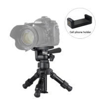 Roadfisher Portable Mini Table Desk DSLR DV Video Camera Tripod Photography Stand Cell Mobile Phone Holder For Canon Nikon Sony