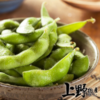 【上野物產】4包 台灣產 無調味毛豆莢(1000g±10%/包 素食/小菜/涼拌)