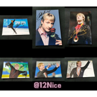 Foto Ditandatangani, Autograf Evgeni Plushenko, Hadiah 4 * 6, K-POP 2022, # terry8c