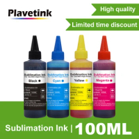 Plavetink 4*100ML Sublimation Ink For Epson EcoTank ET 2700 ET 2750 ET 3700 ET 4750 L1110 L3100 L3101 L3110 L3150 Inkjet Printer