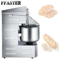 Commercial Spiral Bread Dough Mixer Double Speed Flour Mixing Dough Kneading Machine For Bread Bakery Shop