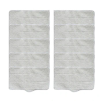 10Pieces/set Mop Cleaning Pads For ZQ100 ZQ600 ZQ610 Handhold Steam Vacuum Cleaner Mop Cloth Rag Replacement