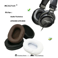 New Upgrade Replacement Ear Pads for Audio-Technica ATH-M35 ATH-M45 Headset Parts Leather Cushion Velvet Earmuff Earphone Sleeve