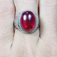 BATU MERAH SIAM BANGKOK ASLI Cincin Perhiasan Elegan dengan Desain Mewah dan Kualitas Terbaik