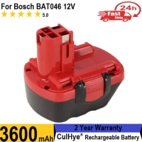 3600mAh Ni-MH 12V PSR 1200 Battery for Bosch 12V Drill GSR 12 VE-2,GSB 12 VE-2,PSB 12 VE-2, BAT043 BAT045 BTA120