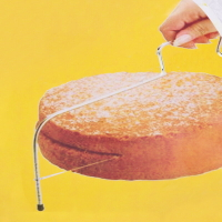 不銹鋼雙線蛋糕分離器夾層蛋糕切割器切片器分餅器蛋糕鋸烘焙工具