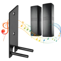 Wall Mount Metal Bracket Black Speakers Mounting Brackets Sound Box Storage Rack for Bose LifeStyle 650 Home Theater Speaker