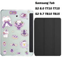 Ultra Slim Case For Samsung Galaxy Tab S2 9.7 Inch SM-T810 T813 T815 T819 Tablet PC stand cover For S2 8.0 T710 T715 Funda cases