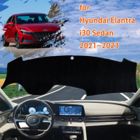 Car Dashboard Cover for Hyundai Elantra Avante i30 Sedan CN7 2021~2023 Dashmat Cushion Sunshade Carpet Avoid Light Sunshield Mat