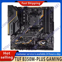 Used AM4 motherboard TUF B350M-PLUS GAMING with AMD B350 chipset DDR4 64GB PCI-E 3.0 M.2 AMD CrossFireX Micro ATX