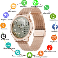 LIGE New Smartwatch Women Heart Rate Blood Pressure Monitoring Multi-sport Mode Watch Sedentary Rreminder Waterproof Smart Watch