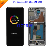 AMOLED OLED LCD For Samsung S20 Ultra For SAMSUNG S20 Ultra G988 Disaplay LCD Screen Touch Digitizer Assembly