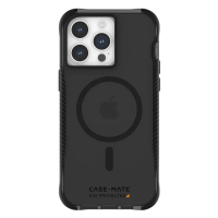 【CASE-MATE】iPhone 15 Pro Max Tough Grip Plus D3O 強悍防滑防摔保護殼MagSafe(霧黑)