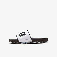 Nike Offcourt Slide Marble [DA2545-001] 男女 涼拖鞋 休閒 海綿 軟底 白 黑